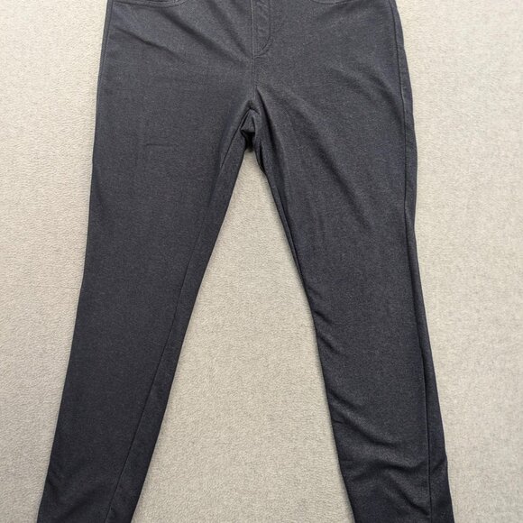 Guess Leggings Womens Large Blue Denim Jeggings Stretch Pull On Pants Casual - Picture 1 of 11